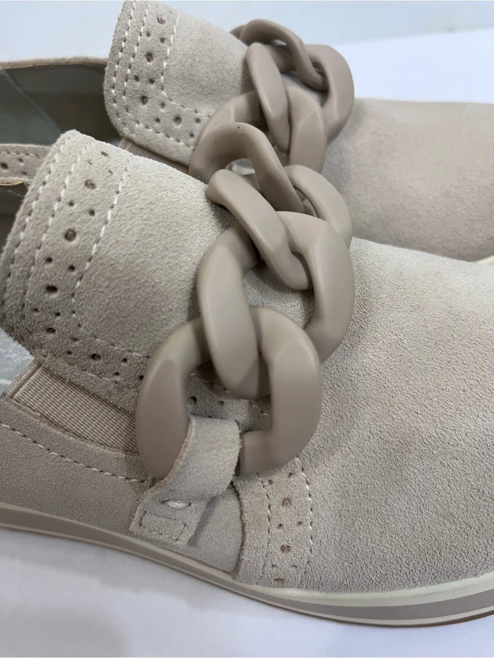 Dolce Vita Jhenee suede platform slip on sneakers.